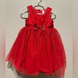 NWOT Cherokee Red Girl Toddler Dress Size 3T